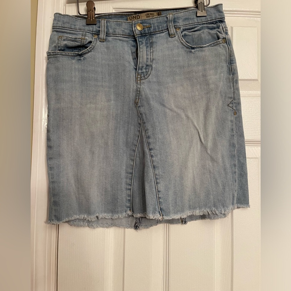 Old Navy 4 Denim Skirt Women's Pencil Straight Blue Jean Anthropologie